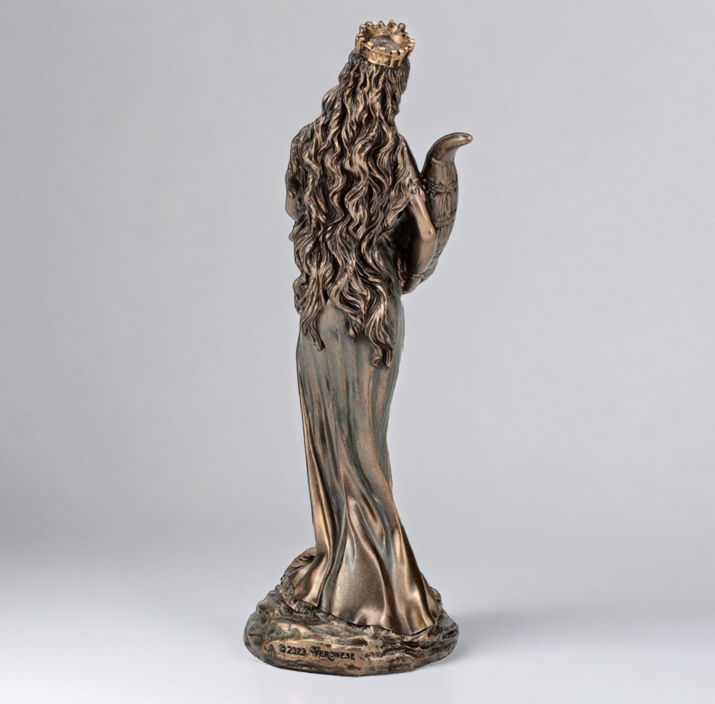 Goddess Fortuna Bronze Cast Statue