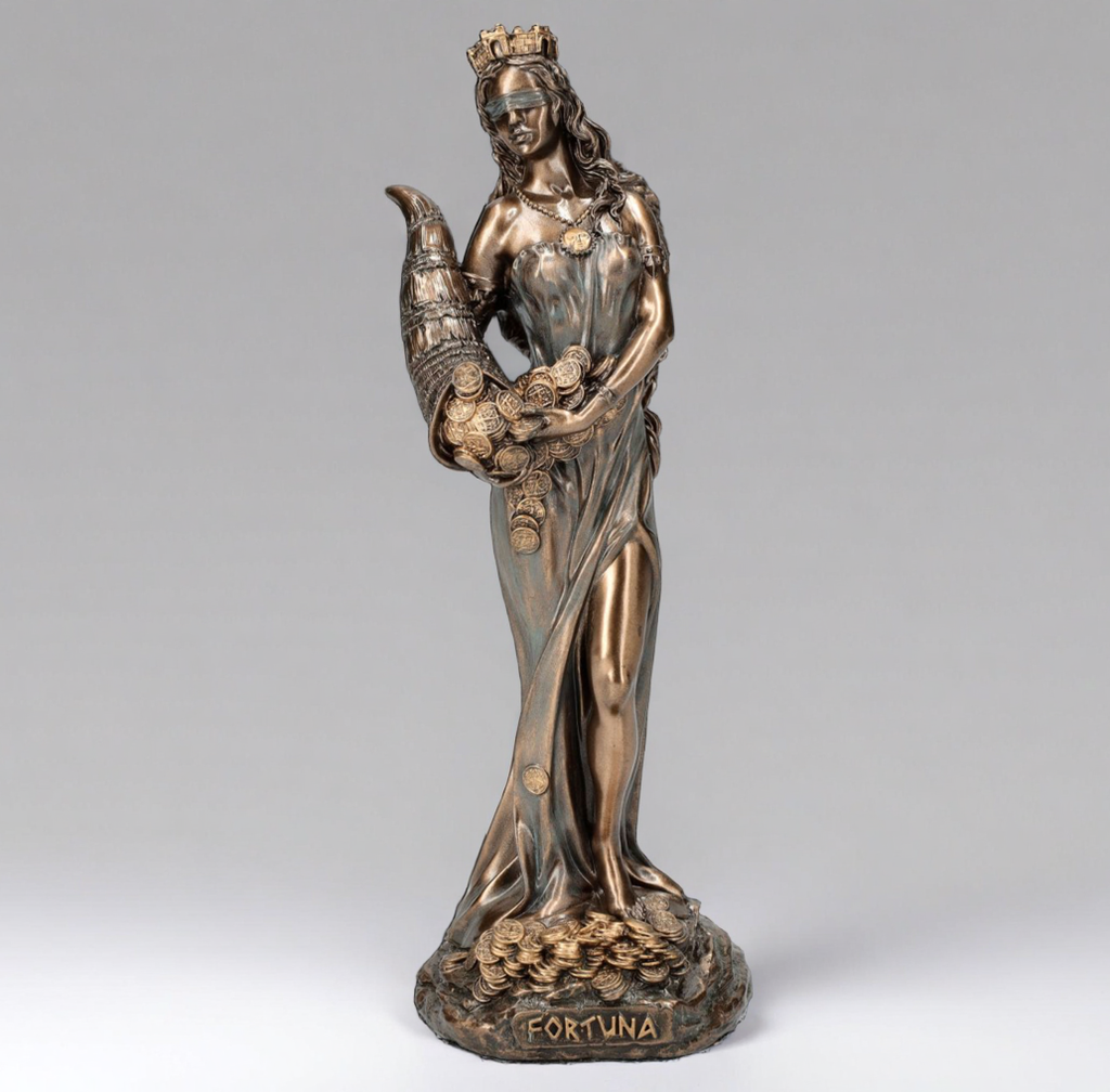 Goddess Fortuna Bronze Cast Statue